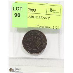 1882 CANADIAN LARGE PENNY