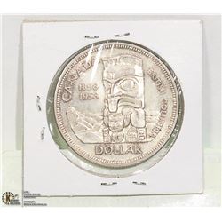 1958 CANADIAN B.C. TOTEM DOLLAR COIN