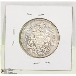 1963 CANADIAN  50 CENT COIN