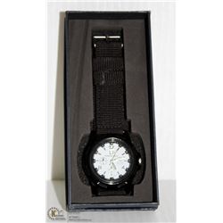 GEMIUS ARMY WATCH BLACK WITH WHITE FACE