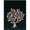 Image 1 : RHINESTONE TREE OF LIFE DESIGN BROOCH