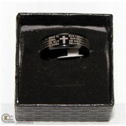 LORDS PRAYER MENS RING SIZE 11