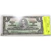 Image 1 : 1937 BANK OF CANADA $1 NOTE GEORGE VI
