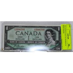 1954 DEVILS FACE $1 BANKNOTE HIGH-GRADE