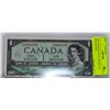 Image 1 : 1954 DEVILS FACE $1 BANKNOTE HIGH-GRADE