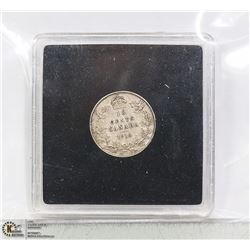 1910 EDWARDIAN CANADA SILVER 10 CENT HIGH GRADE