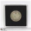 Image 1 : SCARCE 1936 DOT SILVER CANADA 25 CENT