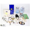 Image 1 : ESTATE LOT OF MIXED COINS MEDALS AND MISC