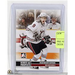 PRE NHL R.N. HOPKINS OILERS RED DEER REBELS CARD