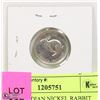 Image 1 : 1967 CANADIAN NICKEL RABBIT CENTENIAL