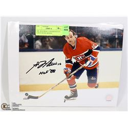 NHL MONTREAL CANADIENS GUY LAFLEUR HOF SIGNED