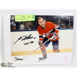 NHL MONTREAL CANADIENS GUY LAFLEUR HOF SIGNED