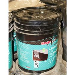 4 GALLON PAIL OF RESIST SEAL ASHPALTIC FOUNDATION