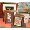 Image 1 : LOT OF ASSORTED FRAMED PICTURES