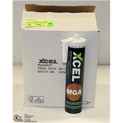 XCEL MGA:GREY MASONARY GRAB ADHESIVE 12 TUBES PER
