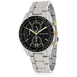 NEW MICHAEL KORS 2 TONE TRIPLE CHRONO MSRP $350
