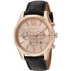 Image 1 : NEW MICHAEL KORS TRIPLE CHRONO ROSE GOLD MSRP $319