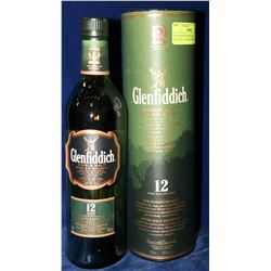 GLENFIDDICH SINGLE MALT SCOTCH 12 YEAR OLD WHISKY