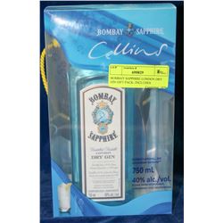 BOMBAY SAPPHIRE LONDON DRY GIN GIFT PACK- INCLUDES
