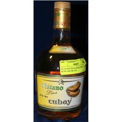 PLATANO (BANANA) CUBAY CUBAN RUM LIQUOR.35%