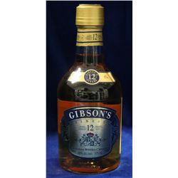 GIBSONS FINEST 12 YEAR OLD CANADIAN WHISKY