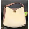 Image 1 : NEW B.LUSH TWO TONE MAUVE/CREAM PURSE WITH