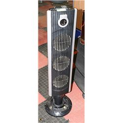 WHIRLPOOL BLACK STANDING FAN 42" TALL