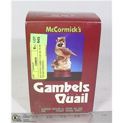 DECANTER CAMBEL'S QUAIL IN BOX 70'S MCCORMICK'S