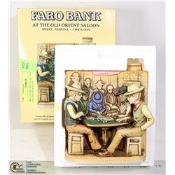 DECANTER FARO BANK ARIZONA SALOON IN BOX 70'S