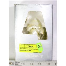 DECANTER ALASKA POLAR BEAR SKI COUNTRY 1984