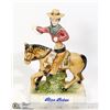 Image 1 : DECANTER COWBOY ON HORSE BLUE RIDGE 1977