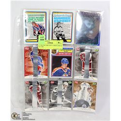 11 WAYNE GRETZKY CARDS CEREAL TO 1984