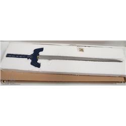 FANTASY SWORD WITH WALL MOUNT  SWORD IS FINISHED