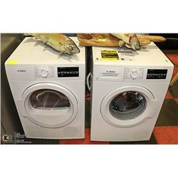 BOSCH STACKABLE APARTMENT SIZE WASHER AND DRYER