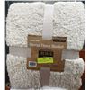 Image 1 : NEW HOME STYLE SHERPA FLEECE BLANKET 150 X 200CM