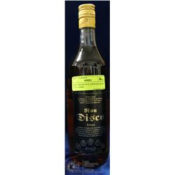 DISCO PREMIUM ELABORADO RUM. 37.5%. 1000ML