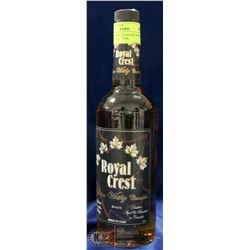 ROYAL CREST CANADIAN WHISKEY 40% ALCOHOL 750ML