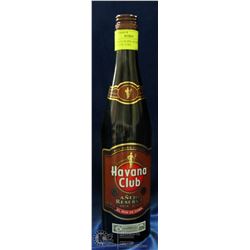 HAVANA CLUB 40% ALCOHOL 700ML PRODUCT OF CUBA