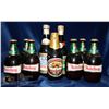 Image 1 : LOT OF 9 ASSORTED FULL BEER BOTTLES 5%, 350ML