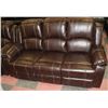 Image 4 : NEW MUNICH BROWN LEATHERETTE SOFA/LOVESEAT/CHAIR