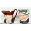 Image 1 : 2 ROYAL DOULTON JUGS - GRANNY #38  AND OLD CHARLEY
