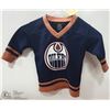Image 1 : OILERS JERSEY GOLD BLUE CHILD 2T