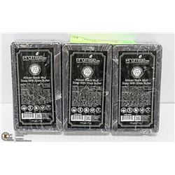 3 BARS OF PROMISE CBD AFRICAN BLACK MUD SOAP