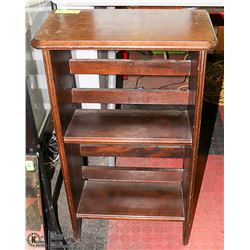 VINTAGE WOOD STAND 16 X 9 X 28