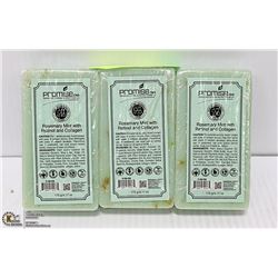 3 BARS OF PROMISE CBD ROSEMARY MINT WITH