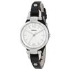 Image 1 : NEW FOSSIL 32MM WHITE DIAL BLACK LEATHER STRAP