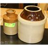 Image 1 : 2 POTTERY JUGS