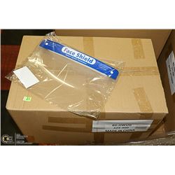 CASE OF 140 SPLASH PROTECTION FACE SHIELDS