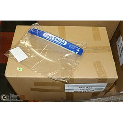 CASE OF 140 SPLASH PROTECTION FACE SHIELDS