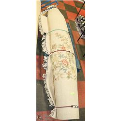 ROLL OF FLORAL PATTERN CARPET